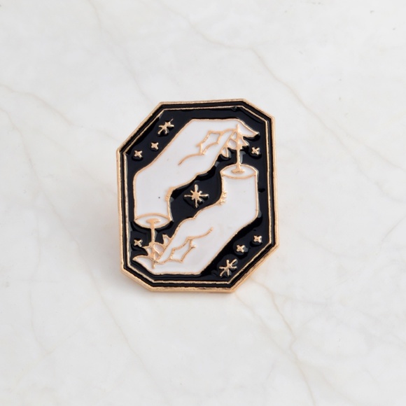 Magical Hands Bounding Witch Enamel Pins - Picture 3 of 8